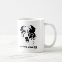 The Shetland Sheepdog Coffee Mugs