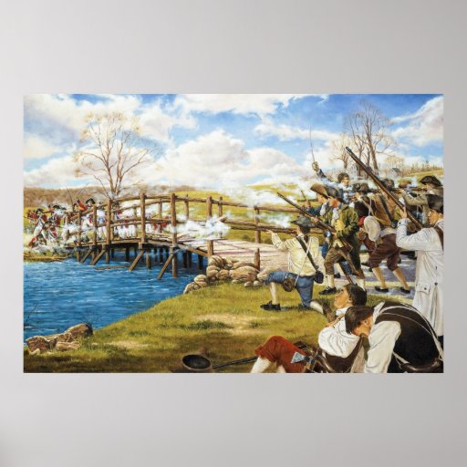 The Shot Heard 'Round the World Domenick D'Andrea Print