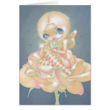 "The Sick Rose" Greeting Card