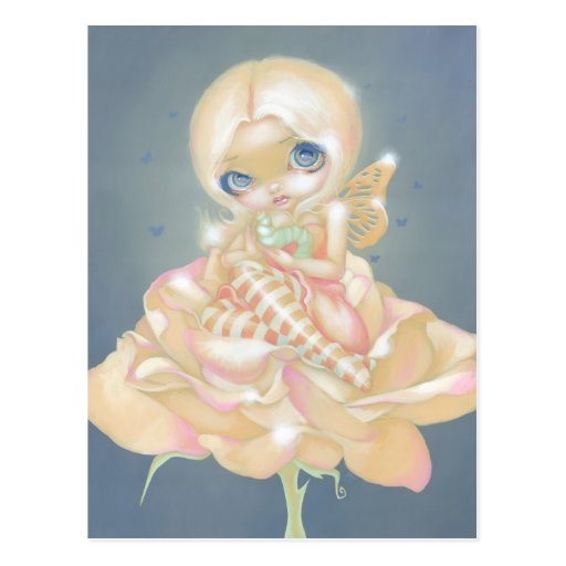 "The Sick Rose" Postcard