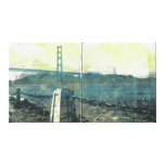the sidewalk bridge canvas print