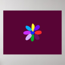 The Simplest Flower Print
