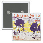The Simpson Chain, 1896 Pinback Button