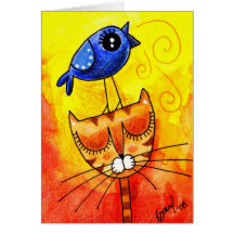 The Singing Crow - Card
