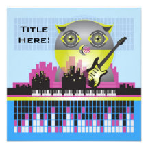 The Singing Owl - Music Invitation