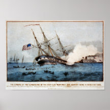 The sinking of the "Cumberland" Posters