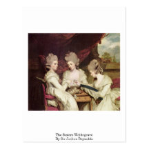 The Sisters Waldegrave By Sir Joshua Reynolds Postcards