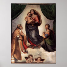 The Sistine Madonna Poster
