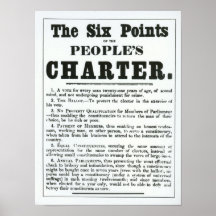 The Six Points of the People's Charter Print