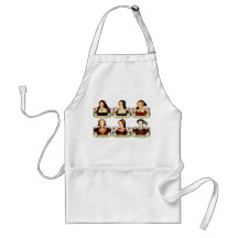 The SIx Wives of Henry VIII Classic Aprons