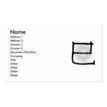 The Sixth Snake Profile Card Business Card Template