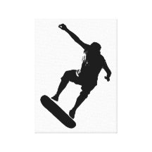 The Skateboard 2 Stretched Canvas Prints