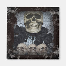 The Skulls Refrigerator Magnet