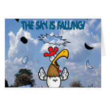 The Sky is Falling!!! Greeting Cards