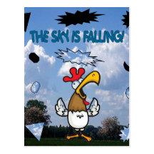 The Sky is Falling!!! Post Cards