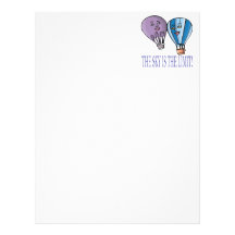 The Sky Is The Limit Customized Letterhead