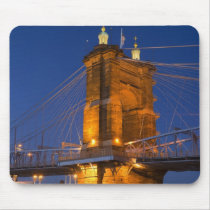 The skyline of Cincinnati, Ohio, USA at dusk Mousepad