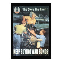The Sky's The Limit World War II Personalized Announcement