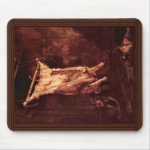 The Slaughtered Ox By Rembrandt Harmensz. Van Rijn Mousepads