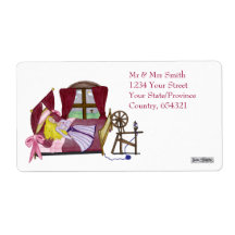 The Sleeping Beauty Shipping Labels