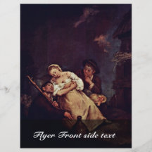 The Sleeping Mistress By Longhi Pietro Personalized Flyer