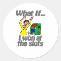 the slots round stickers