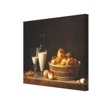 The Small Collation, or The Carafe of Orgeat Gallery Wrap Canvas