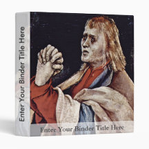 The Small Crucifixion: Christ On The Cross, Mary M 3 Ring Binders