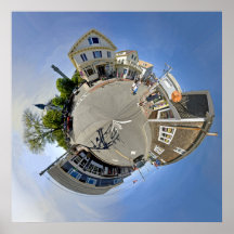 The Small World of Commercial St. Provincetown Print