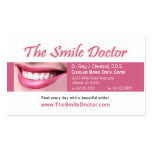 "The Smile Doctor" Dentist Cosmetic Dentistry business cards