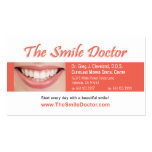 "The Smile Doctor" Dentist Cosmetic Dentistry business cards