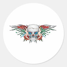 The Smile Round Stickers