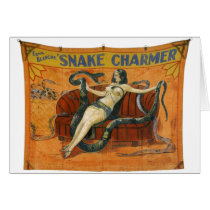 The Snake Charmer Greeting Card