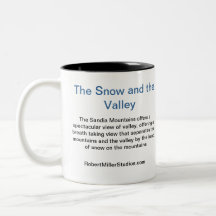 The Snow and the Valley Coffee Mugs