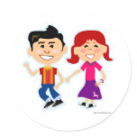 The Sock Hop Kids Stickers