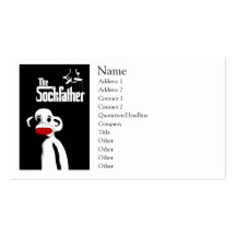 The Sockfather business cards
