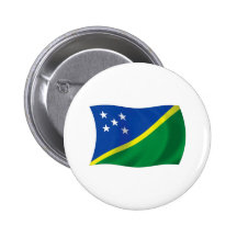 The Solomon Islands Flag Button