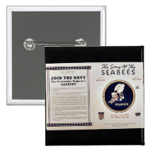 The Song Of The Seabees Button