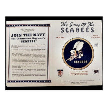The Song Of The Seabees Postcards