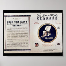 The Song Of The Seabees Poster