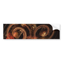 The Sound of Music Abstract Art Bumper Sticker
