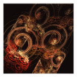 The Sound of Music Abstract Art Invitation