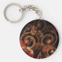 The Sound of Music Abstract Art Keychain