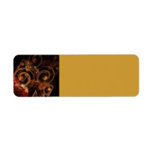 The Sound of Music Abstract Art Custom Return Address Label