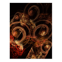 The Sound of Music Abstract Art Postcard