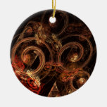 The Sound of Music Abstract Art Round Ornament
