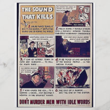 The Sound That Kills, Don't Murder Men With Idle W Custom Flyer