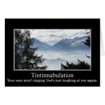 The sound you hear is God laughing at you Card