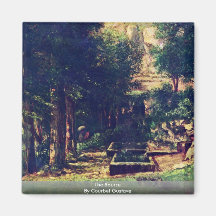 The Source By Courbet Gustave Fridge Magnet