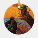 The Sower, Vincent Van Gogh Christmas Tree Ornaments
